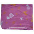 100% cotton fleece printed baby blanket